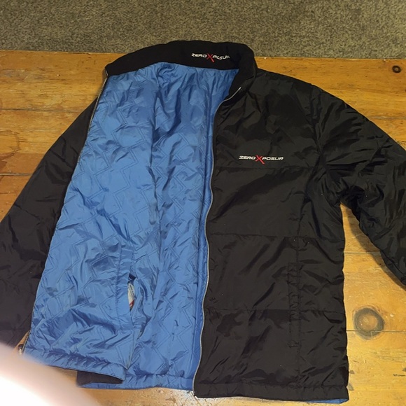 Zero Xposur Black and Blue snow Boarding Jacket - Picture 12 of 14